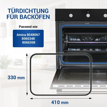 Těsnění trouby VIOKS, náhradní guma pro Amica 8066308 8048067 8065348