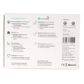 Volkswagen 5GV051629L DataPlug Can-Lesemodul Aplikácia pre chytré telefóny WeConnect Go