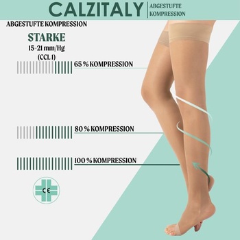 Kompresné pančuchy CalzItaly, veľ. XL