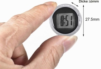 1ks samolepiace digitálne hodiny - vodotesné digitálne hodiny do auta a motocykla - nalepovacie