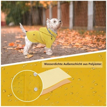 Pethiy Premium pláštenka pre psov, pláštenky pre psov, nepremokavý kabát na zips, nepremokavé mikiny