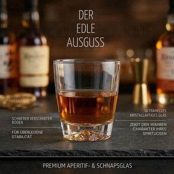24 panákov, 30ml/3cl, vyrobené z číreho skla, balenie po 24 kusoch