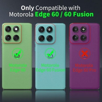 Pouzdro Tentoki pro Motorola Edge 60/60 Fusion, Kryt na telefon s antireflexní úpravou pro Motorola