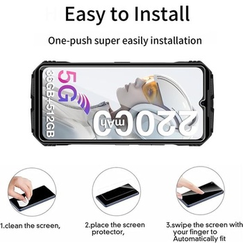 Ochranné tvrdené sklo pre Doogee VMAX/DOOGEE VMAX PLUS 6,58 palca, tvrdosť 9H, odolné proti