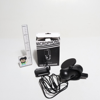 Mikrofón GUEVWES ZTD39, USB, čierny