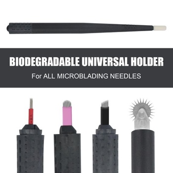 Jednorazové univerzálne držiaky, biologicky odbúrateľné univerzálne gripy pre microblading,