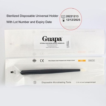 Jednorazové univerzálne držiaky, biologicky odbúrateľné univerzálne gripy pre microblading,