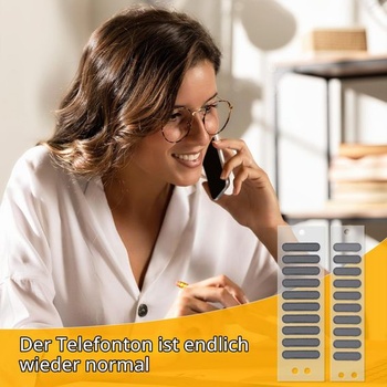 TIESOME Telefónny reproduktor, prachotesný, ochranné samolepky, 51 kusov, telefónna trúbka,