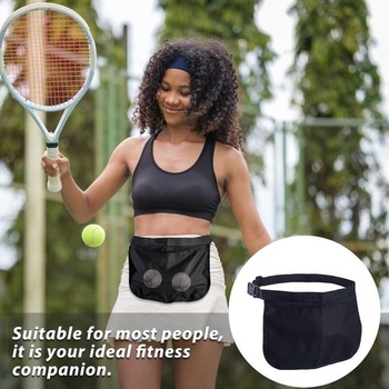Nbeads 1 ks držák na tenisové míčky, držák na pickleball a tenisové míčky, taška na tenis pro ženy