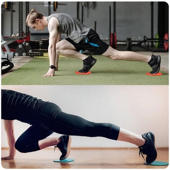 PATIKIL Core Sliders pre tréning, Obojstranné tréningové klzáky, Fitness cvičebné disky, Power