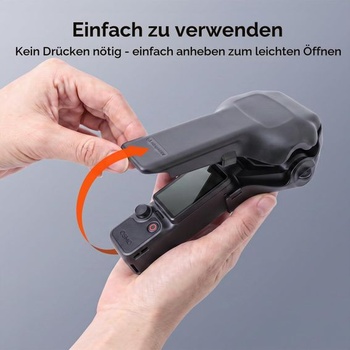Púzdro AMAZEAR Pocket 4P, ochranné púzdro pre príslušenstvo DJI Osmo Pocket 4P, čierne.