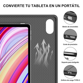 Ochranné puzdro s klávesnicou pre Redmi Pad Pro 30,5 cm (12,1 palca), odnímateľná magnetická