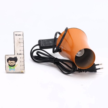 Fisúra - Ružová lávová lampa s oranžovou základňou a sklom s unikátnym gradientným efektom. Retro