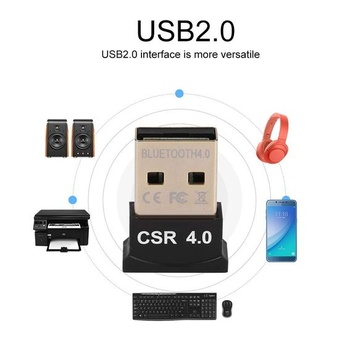 Ejoyous 4.0 USB adaptér CSR8510 čip Dosah 20m 3Mbps pre 10 8 7 XP s USB 2.0 pre myš, klávesnicu a