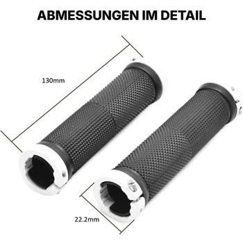 1 pár rukovätí na riadidlá bicykla pre BMX, horské bicykle, mestské bicykle, protišmykové rukoväte