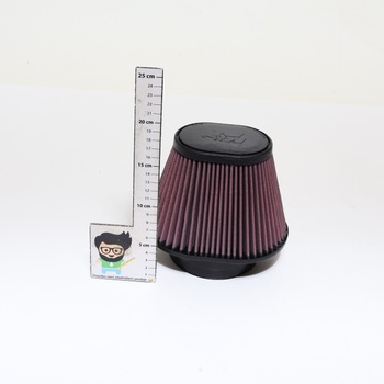 Univerzální oválný/kuželový vzduchový filtr K&N, příruba 100 mm, spodní průměr 174x134, horní