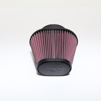 Univerzální oválný/kuželový vzduchový filtr K&N, příruba 100 mm, spodní průměr 174x134, horní