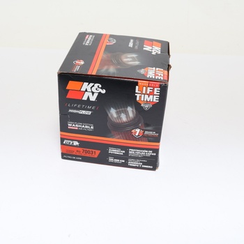 Univerzální oválný/kuželový vzduchový filtr K&N, příruba 100 mm, spodní průměr 174x134, horní