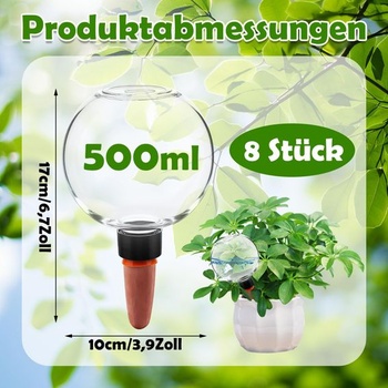 8 zavlažovacích gulí Ghligna 500 ml