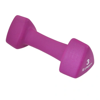 Neoprénová činka LIFEFIT® TRIANGLE 1 x 3,0 kg, bordó
