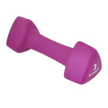 Neoprénová činka LIFEFIT® TRIANGLE 1 x 3,0 kg, bordó