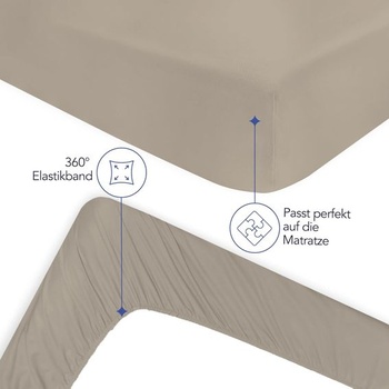 Dreamzie napínacie prestieradlo 140x200 cm - 100% mikrovlákno - napínacie prestieradlo pre silné