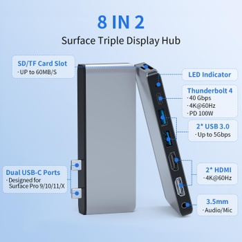 USB 3.0 HUB Rytaki dokovacia stanica