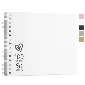 Fotoalbum Vienrose VR-11-JTB-28CM-50-WHE