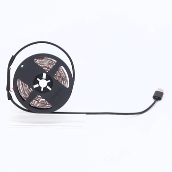 AMIR LED pásik, 2,5M 75LED LED pásik 5050 RGB Fairy Lights, LED svetelný pás s diaľkovým ovládaním,
