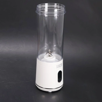 Prenosný dobíjací mini mixér s objemom 600 ml s digitálnym displejom, 12čepelový prenosný mixér na