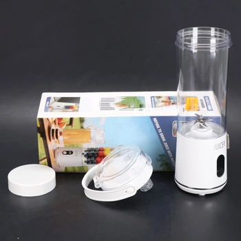 Prenosný dobíjací mini mixér s objemom 600 ml s digitálnym displejom, 12čepelový prenosný mixér na