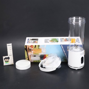 Prenosný dobíjací mini mixér s objemom 600 ml s digitálnym displejom, 12čepelový prenosný mixér na