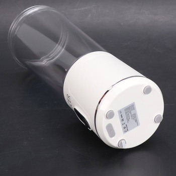 Prenosný dobíjací mini mixér s objemom 600 ml s digitálnym displejom, 12čepelový prenosný mixér na