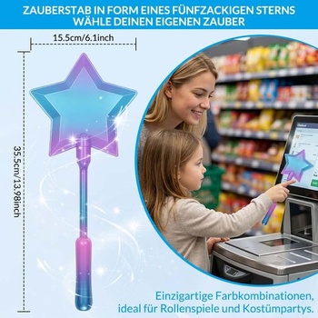 Karta Magic Wand EC, 3D tlačená kreditná karta Magic Wand, Magická palička pre kreditnú kartu,