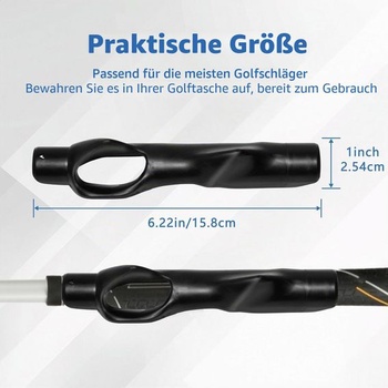 Golfový posilovač úchopu, golfová tréninková pomůcka pro korekci polohy rukou, nácvik korekce