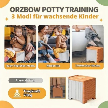 Skladací detský nočník, nočník pre deti na cesty, cestovný detský nočník, prenosná toaleta pre