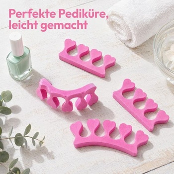 40 oddeľovačov prstov na pedikúru, roztieranie prstov a nanášanie laku na nechty