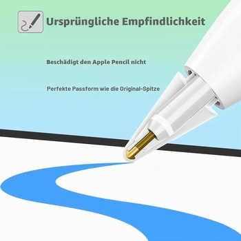 Súprava 4 kusov náhradných hrotov pre Apple Pencil, vysoko citlivé náhradné hroty pre Apple Pencil 2.