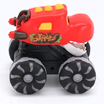 MOONTOY 3dielna sada dinosaurského monster trucku, svietiace autíčko pre vek 1+, auto s funkciou „press