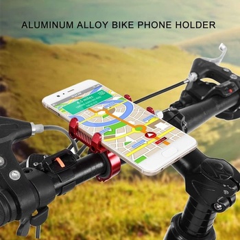 Držiak telefónu na bicykel Agatige, otočný o 360 °, nastaviteľný držiak telefónu pre bicykle,