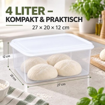 Úložný box Bestoyard na cesto, 4 litre