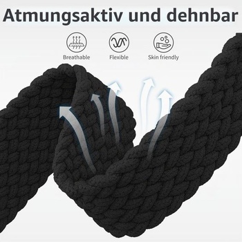 Pletené remienky Chinbersky kompatibilný s Apple Watch 44mm 45mm 46mm 49mm 42mm, magnetická spona,