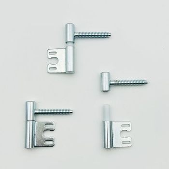 Oceľové závesy do rámu Ø 13,5x63mm s doštičkou, renovačné pánty, závesné pánty, dverné pánty,