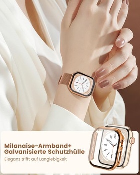 SimpleThings kompatibilný s milánskym Apple Watch remienok s puzdrom 42 mm (len S10/11)
