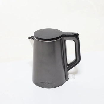 Konvice ProfiCook® 1,5 litru | 2200 W | Dvoustěnný termoplášť | Ovládání jednou rukou | Stanice s