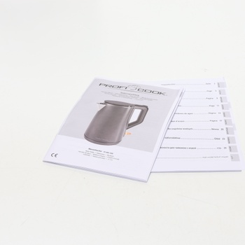 Kanvica ProfiCook® 1,5 litra | 2200 W | Dvojstenný termoplášť | Ovládanie jednou rukou | Stanica s