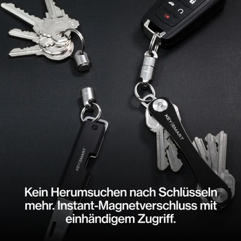 KeySmart MagConnect - Magnetický prívesok na kľúče - Rýchle a bezpečné pripevnenie a odpojenie kľúčov