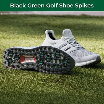 20 golfových hrotů, náhradní golfové hroty pro FootJoy, černé a zelené, odolné golfové hroty,