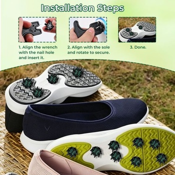 20 golfových hrotů, náhradní golfové hroty pro FootJoy, černé a zelené, odolné golfové hroty,