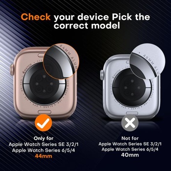 TOCOL 2 kusy puzdier pre Apple Watch SE 3/2/1 (2025/2022/2020)/ Series 6 5 4 s ochranou displeja,